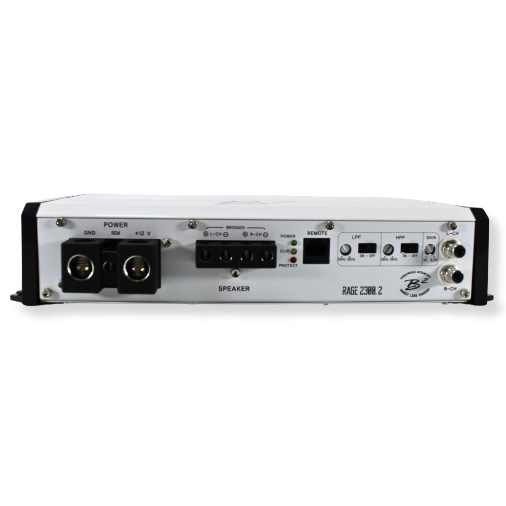 B2 Audio RAGE 2300.2, Zweikanalverstärker