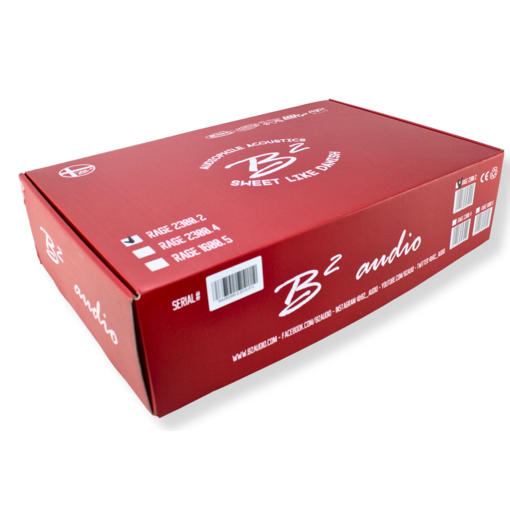 B2 Audio RAGE 2300.2, Zweikanalverstärker