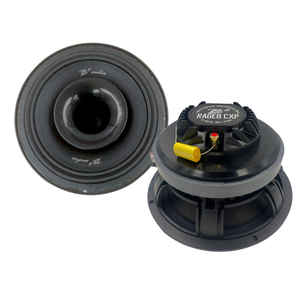 B² Audio RAGE 8CXP 8-Zoll-SPL-Koaxiallautsprecher, Paar