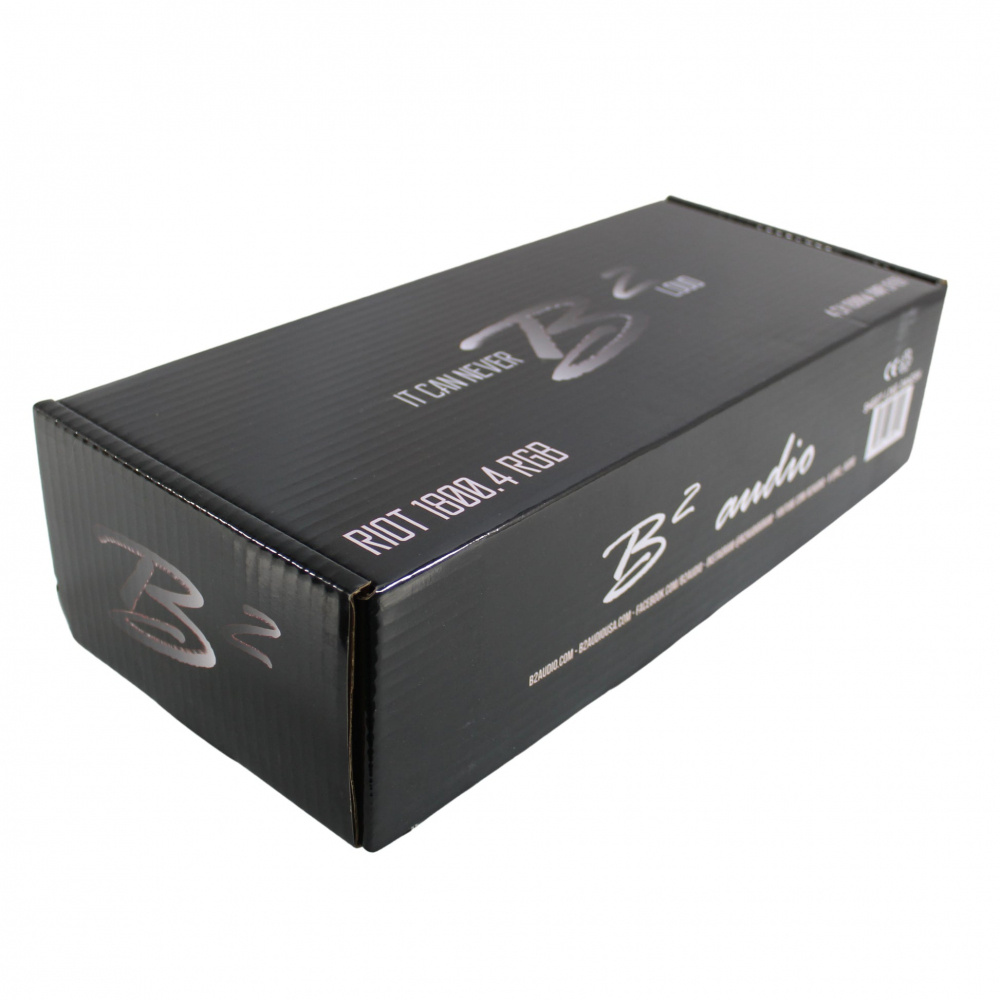 B2 Audio RIOT 1800.4 RGB, vierkanaliger Verstärker mit RGB-Beleuchtung