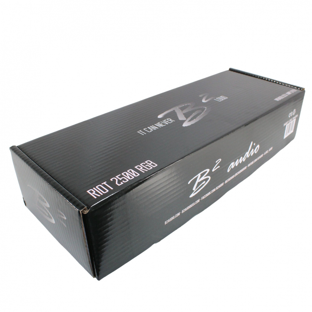 B2 Audio RIOT 2500 RGB, Monoblock mit RGB-Beleuchtung