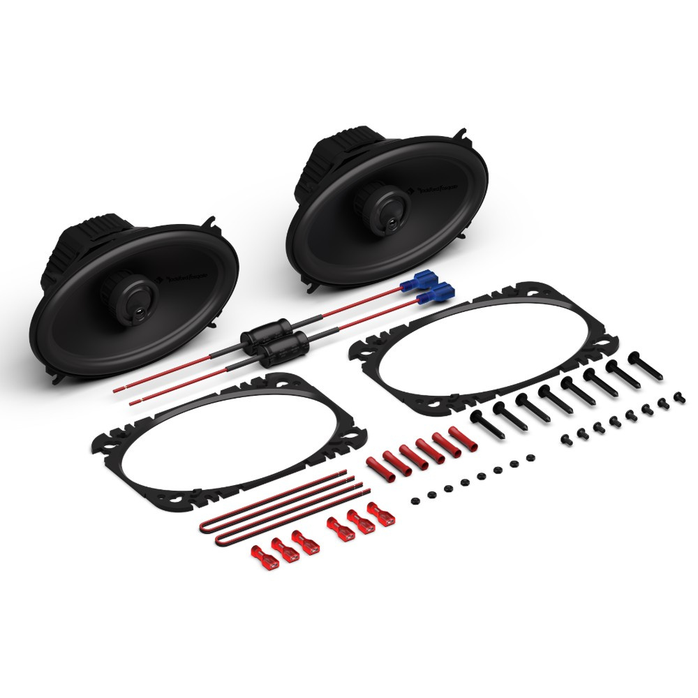 Rockford Fosgate Punch P1V2-46, 4x6-Zoll-3-Wege-Koaxiallautsprecher, Paar