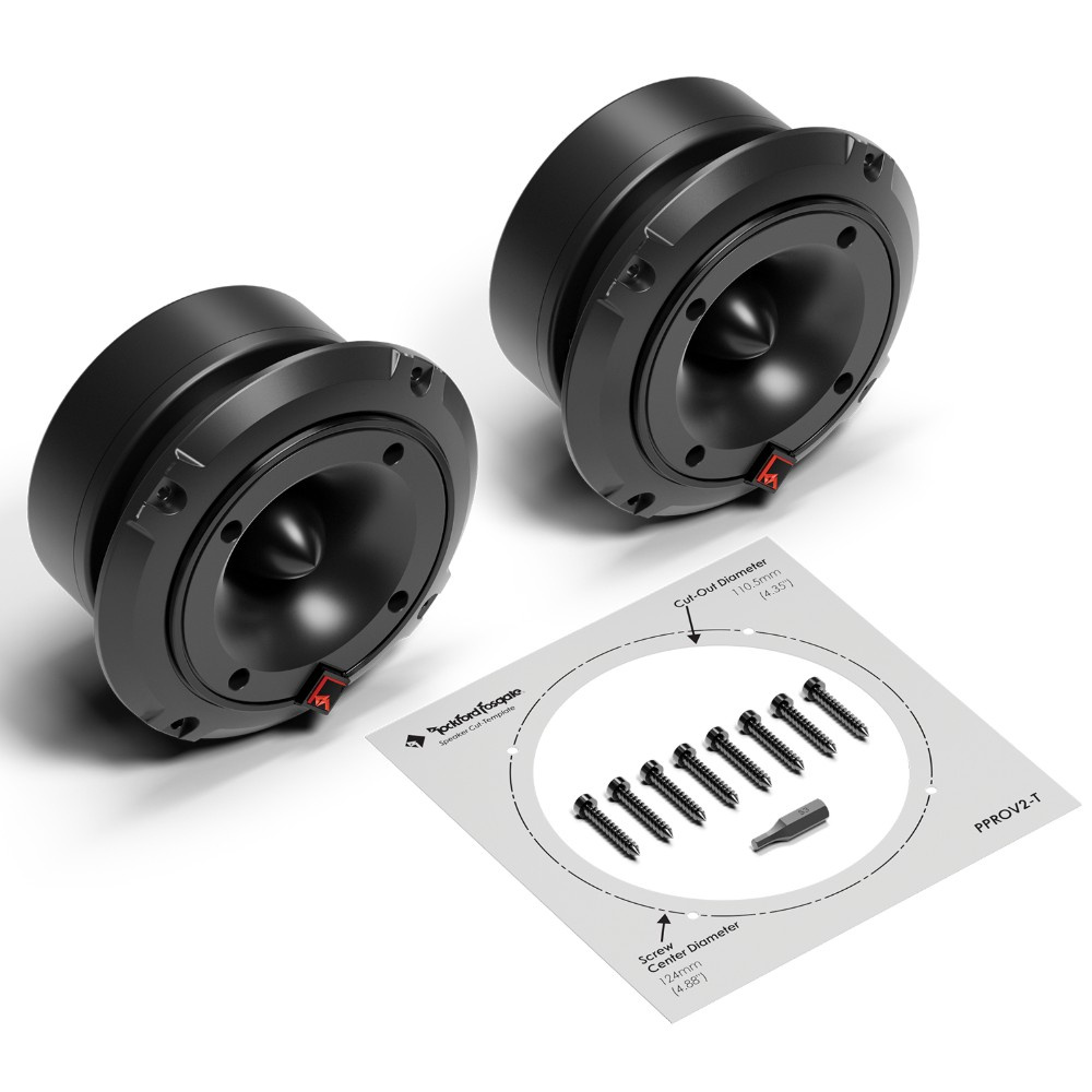 Rockford Fosgate Punch Pro PPROV2-T, 1,5-Zoll-Hornhochtöner, Paar