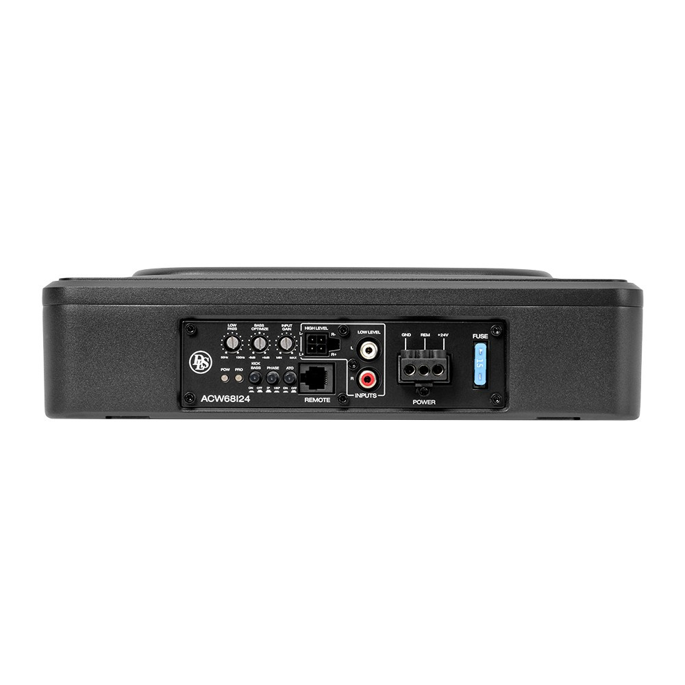 DLS ACW68i24, kompakte Unter­sitz-Bassbox für 24 Volt