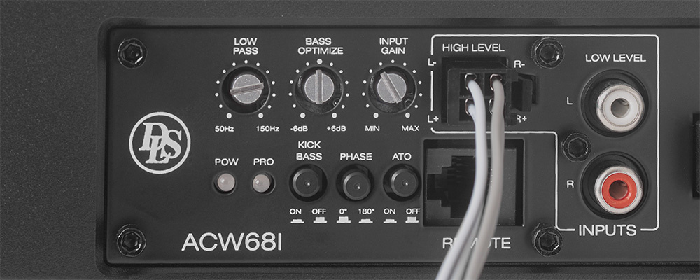 DLS ACW68i, kompakter Untersitz-Subwoofer