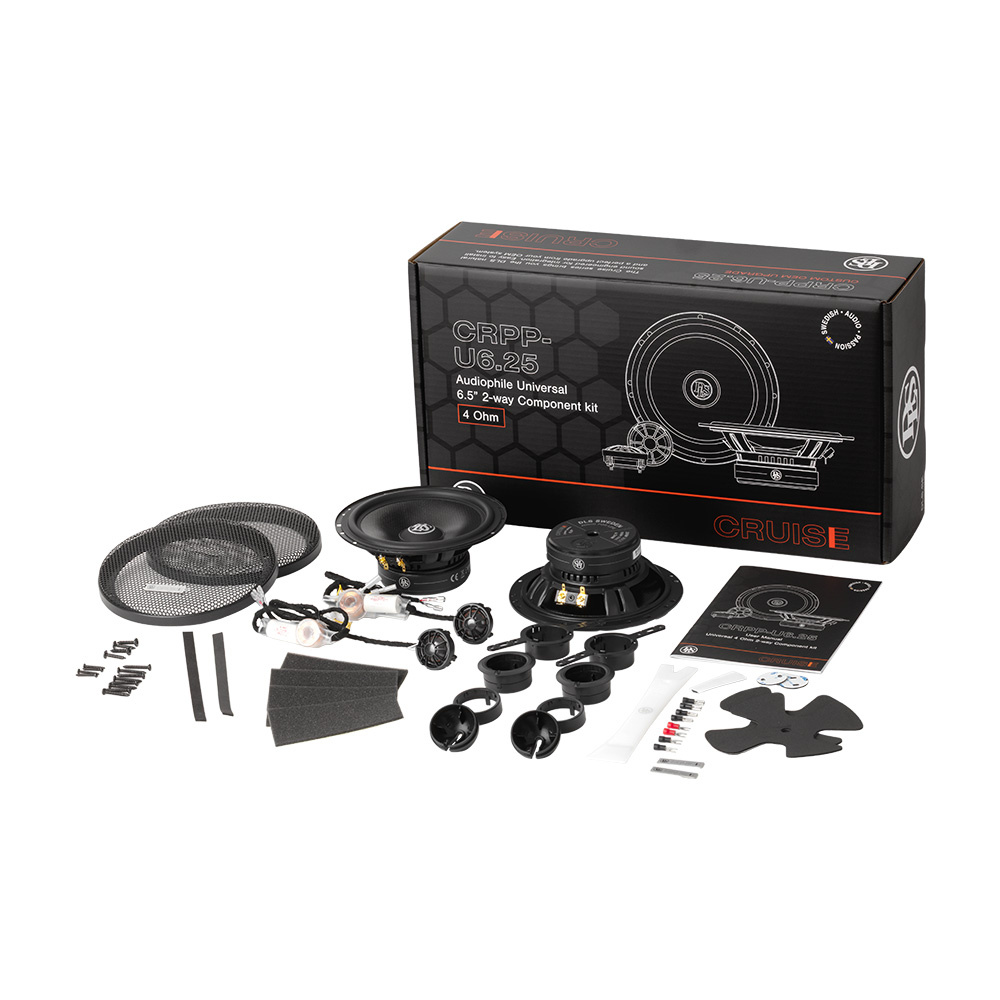 DLS Cruise CRPP-U6.25, klangstarkes 6,5-Zoll-Komponentensystem