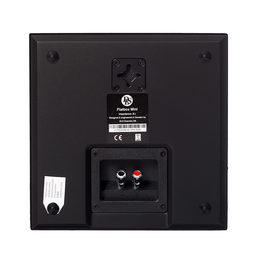DLS Flatbox Mini On-Wall-Lautsprecher in Mattschwarz, Stück