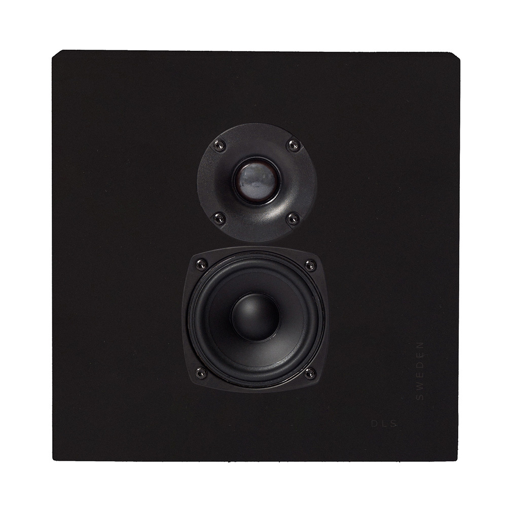 DLS Flatbox Mini On-Wall-Lautsprecher in Mattschwarz, Stück