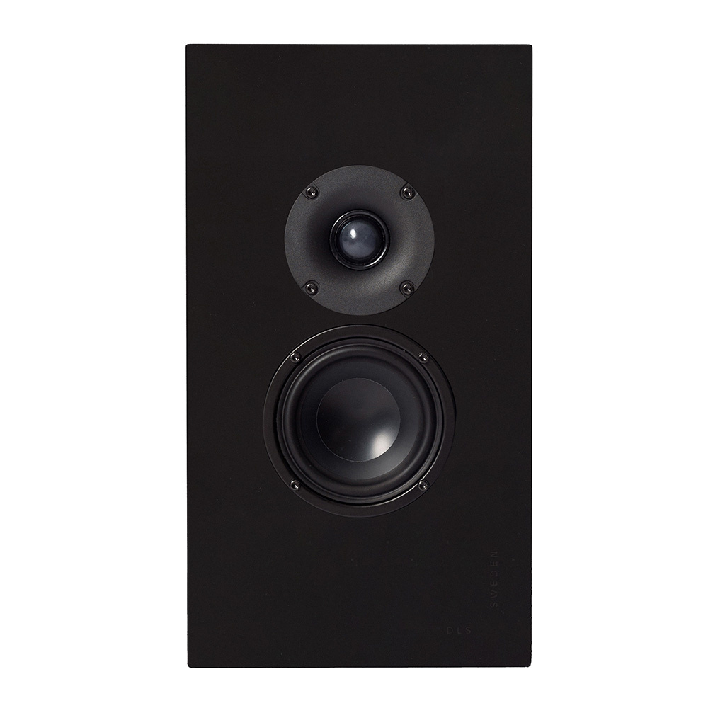 DLS Flatbox Midi On-Wall-Lautsprecher in Mattschwarz, Stück
