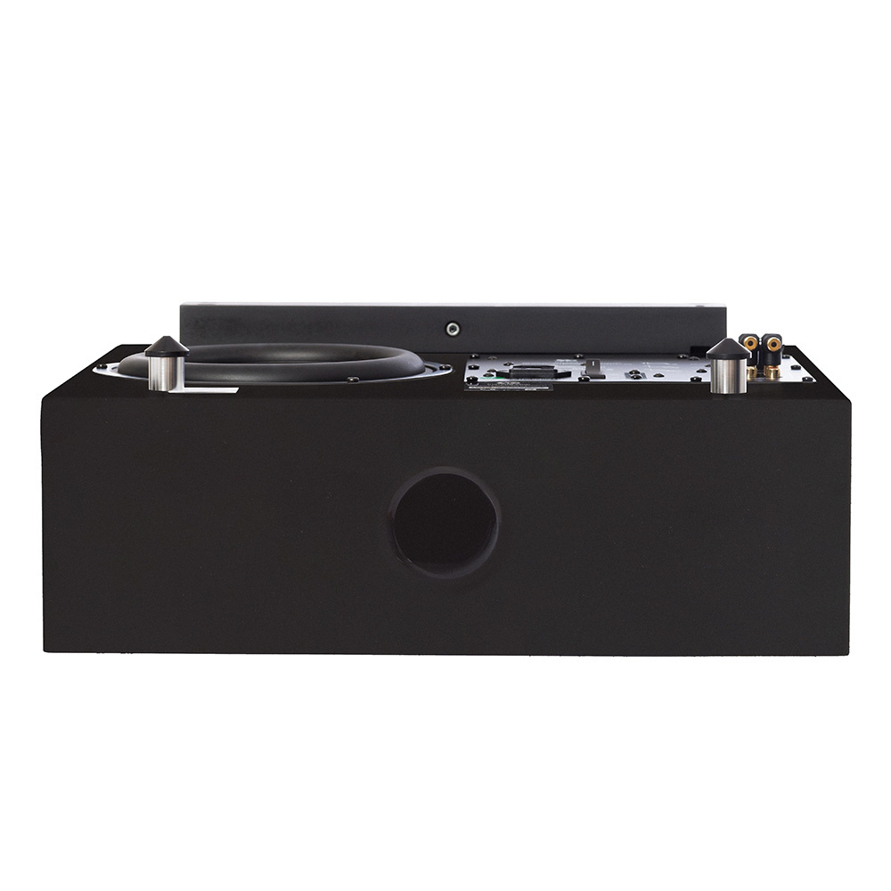 DLS Flatsub Midi wandmontierbarer Aktiv-Subwoofer, Mattschwarz