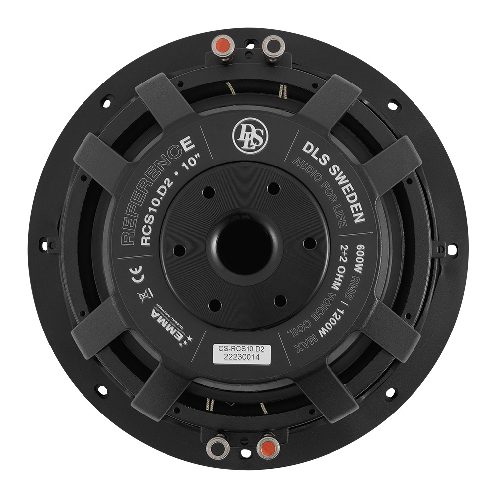 DLS Reference RCS10.D2, schlanker 10-Zoll-Subwoofer