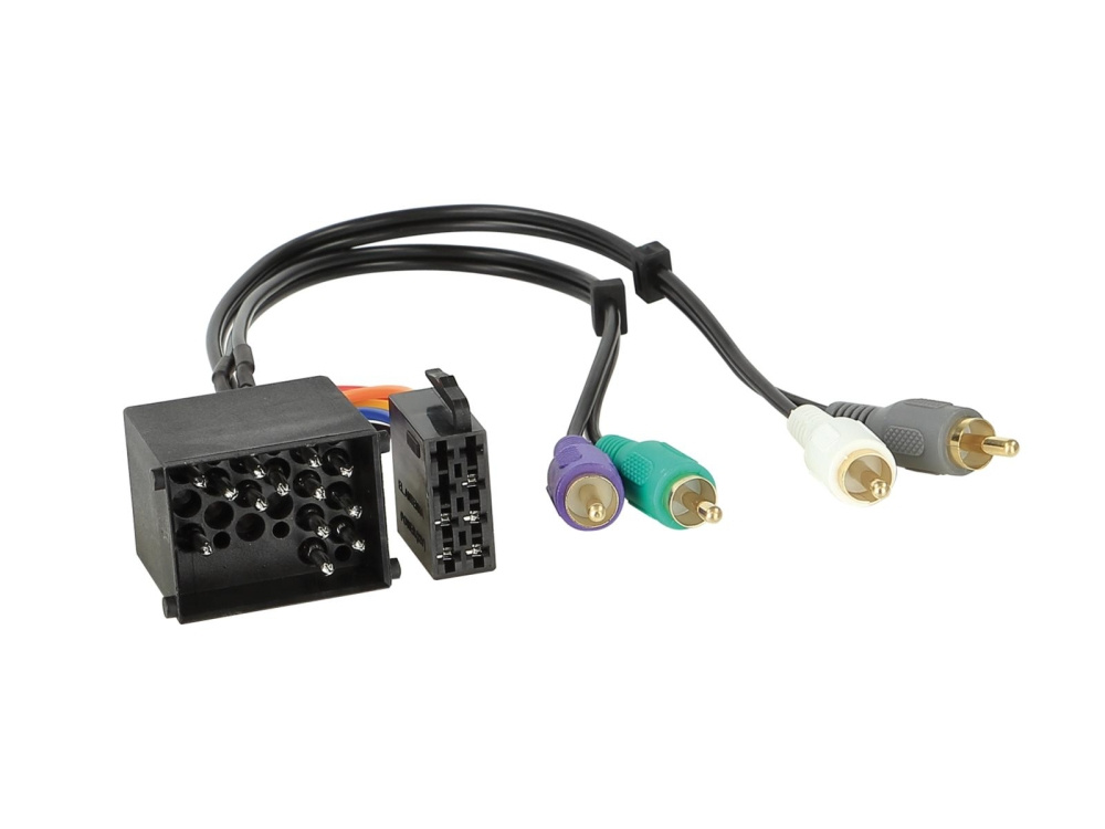 Aktiver Systemadapter BMW/Landrover/Rover, 17-pin auf RCA