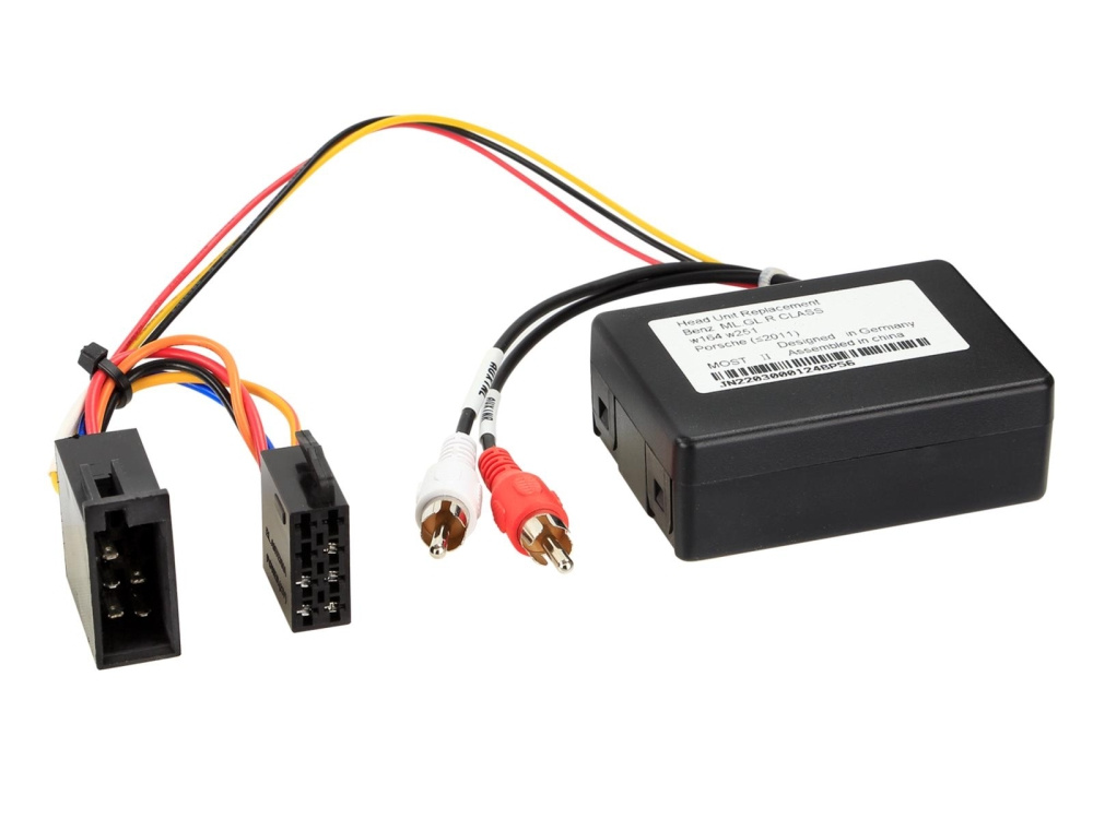 Aktiver Systemadapter Mercedes/Porsche MOST>RCA