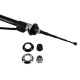 Teleskopantenne AM/FM universal, schwarz Ø29 mm Teleskopantenne AM/FM universal, schwarz Ø29 mm