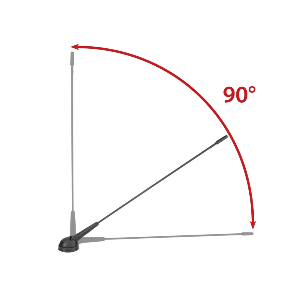 ACV Dachantenne AM/FM 34,5 cm 0°-90°