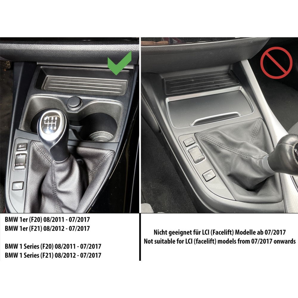 INBAY® Fach BMW 1er Reihe, LHD 15W