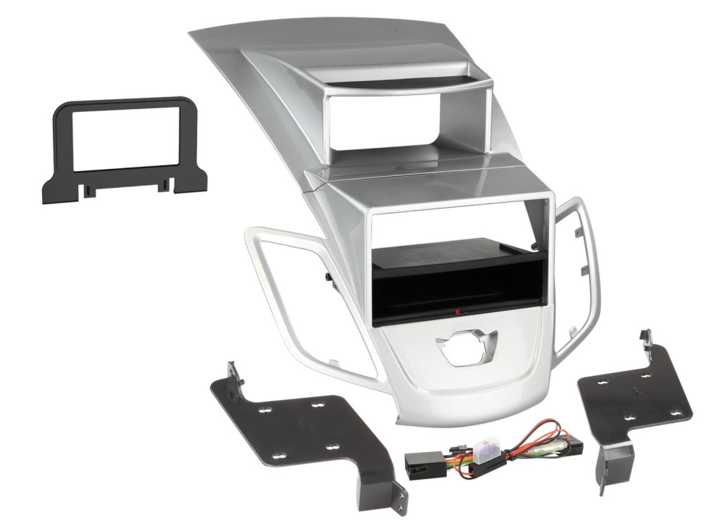 ACV Montagerahmen 2-DIN Ford Fiesta, silber