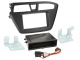 Montagerahmen 2-DIN Hyundai i20, schwarz Montagerahmen 2-DIN Hyundai i20, schwarz