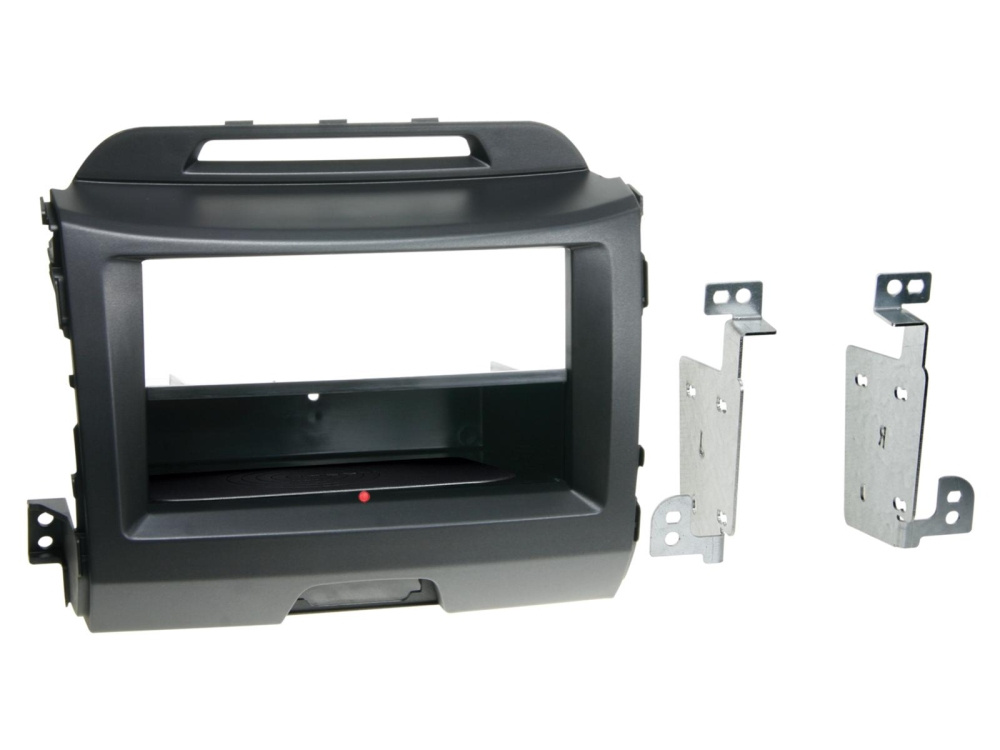 Montagerahmen 2-DIN Kia Sportage 2010-2016, dunkelgrau