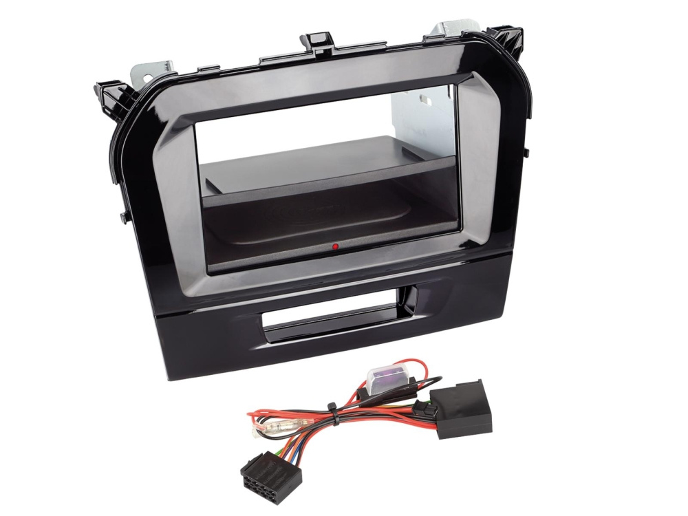 Einbaurahmen 2-DIN INBAY® Suzuki Vitara, schwarz