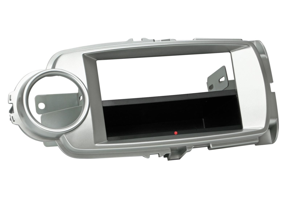 Einbaurahmen 1/2-DIN Toyota Yaris, silber