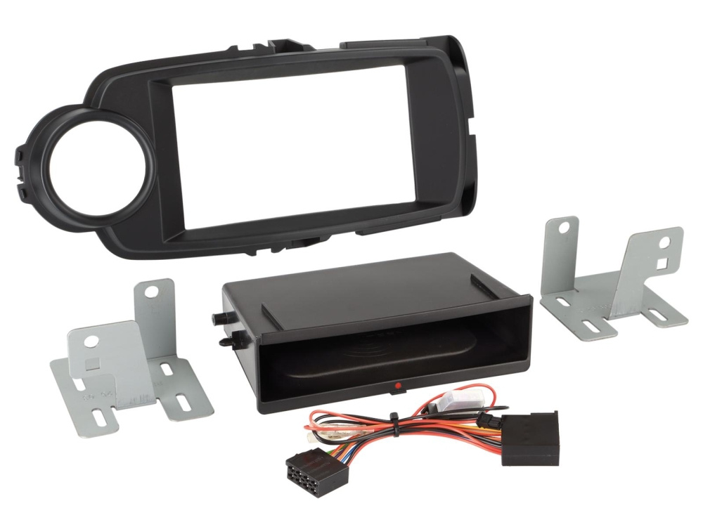 Einbaurahmen 1/2-DIN Toyota Yaris, 09/2014-03/2020