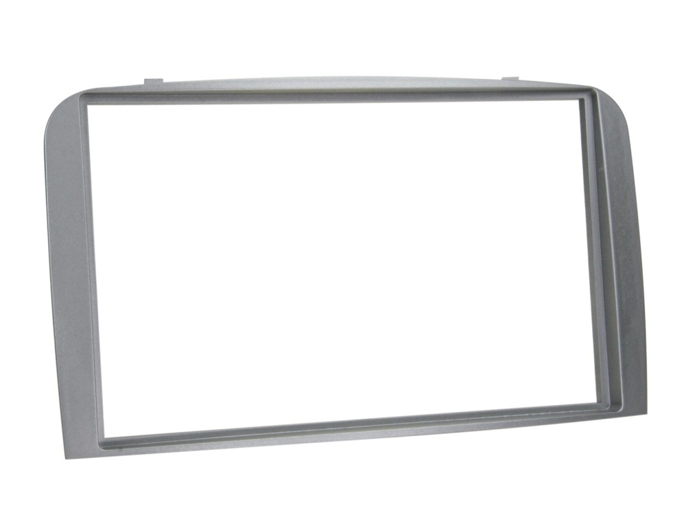 Einbaurahmen 2-DIN Alfa Romeo 147/GT, silber