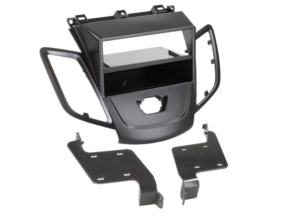 Montagerahmen 2-DIN Ford Fiesta, schwarz