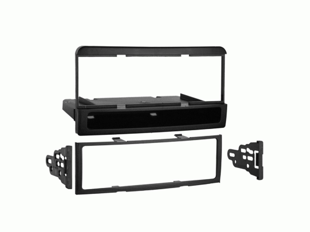 Montagerahmen 1-DIN mit Ablagefach Ford/Mazda/Mercury, schwarz