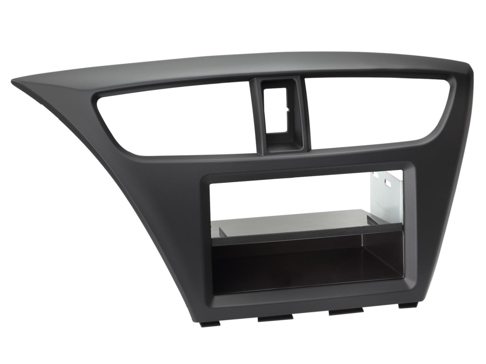 Montagerahmen 2-DIN mit Ablagefach Honda Civic, schwarz