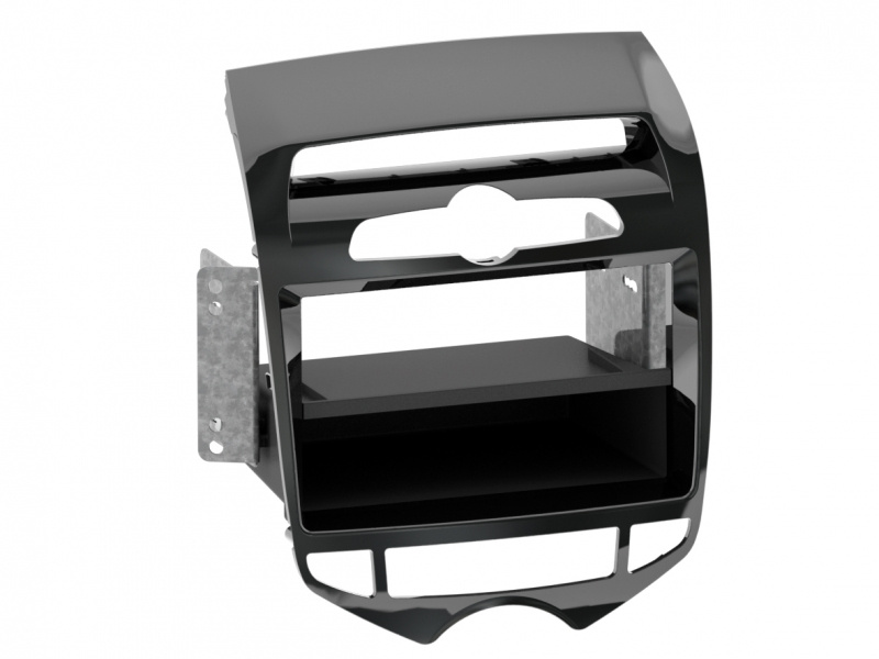 Montagerahmen 1-DIN Hyundai ix20 2010- A-Klimabedienteil Piano-Lack