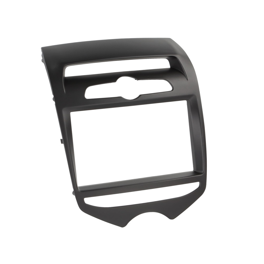 Montagerahmen 1-DIN Hyundai ix20 2010- m-Klimabedienteil mattschwarz