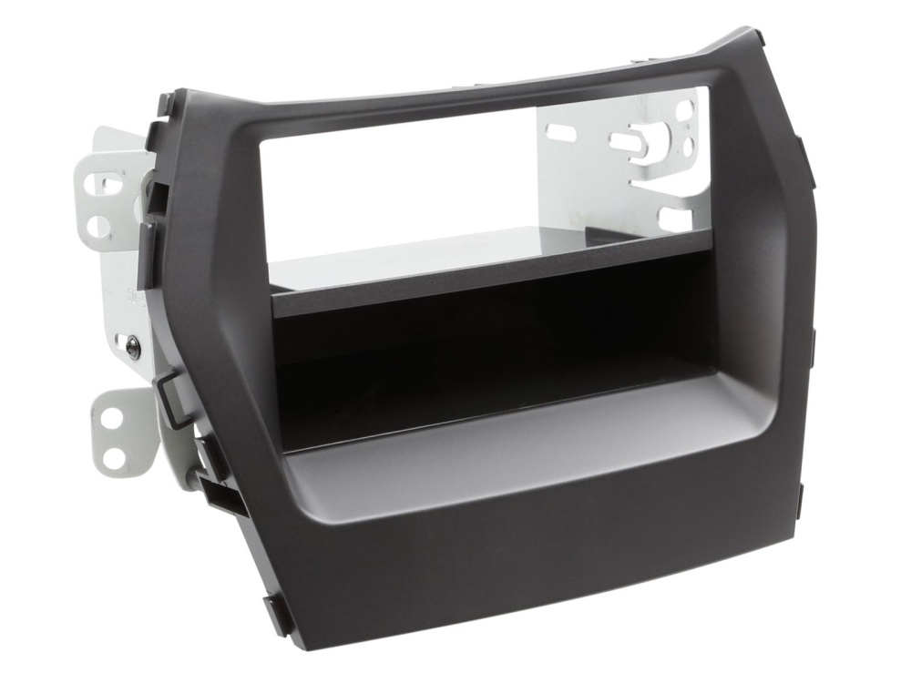 Montagerahmen 2-DIN mit Ablagefach, Hyundai Santa Fe schwarz