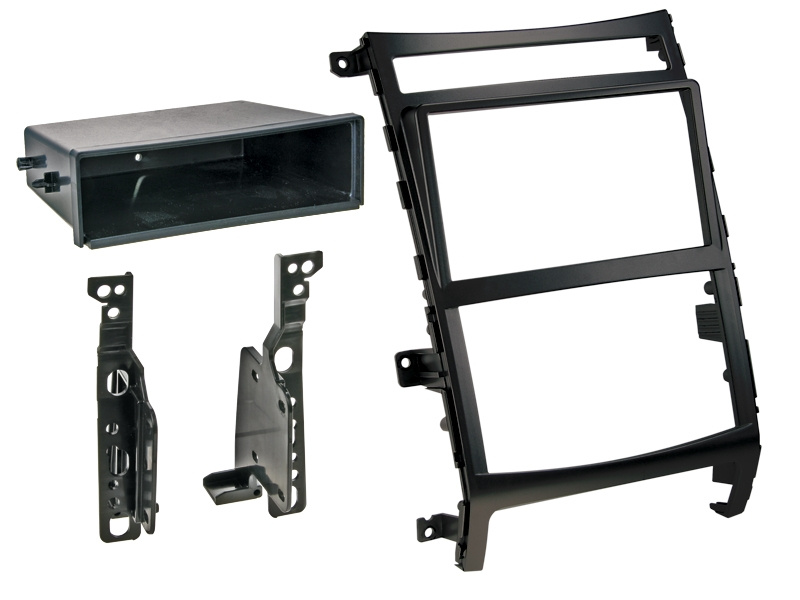 Montagerahmen 1-DIN Hyundai ix55 09-, Veracruz 06- schwarz