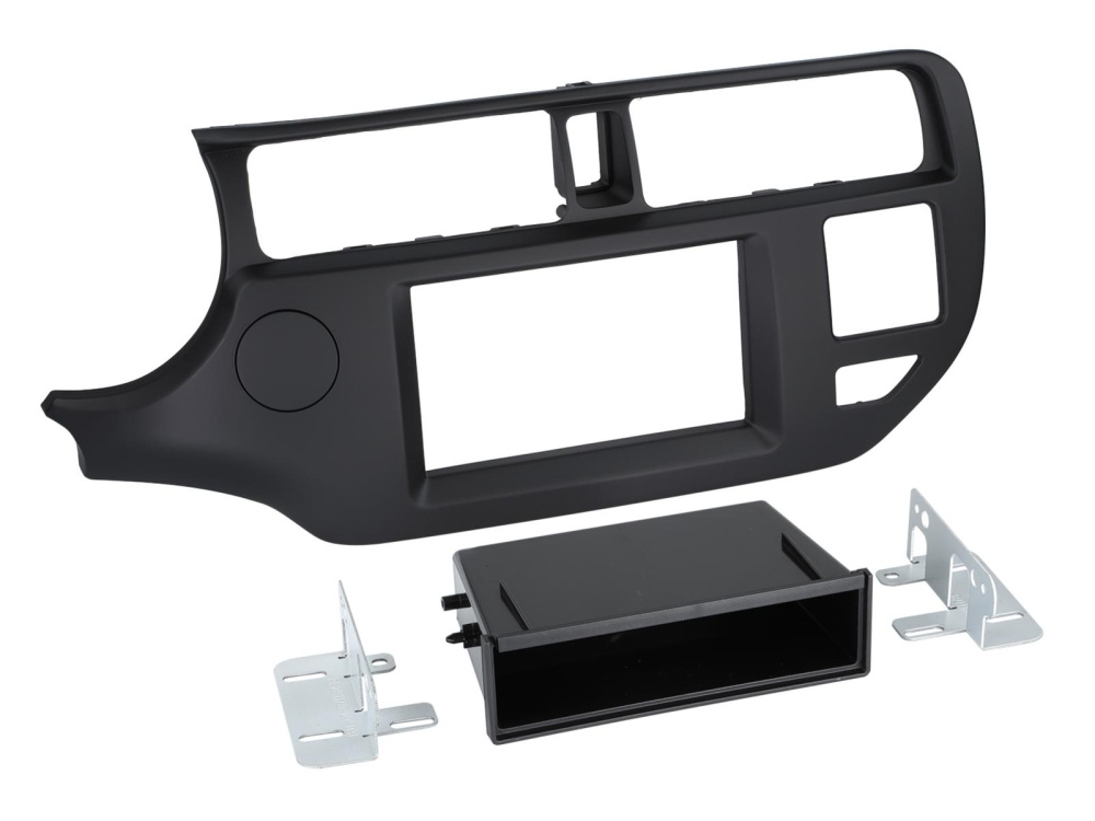 Einbaurahmen 2-DIN mit Ablagefach, Kia Rio 09/2011->