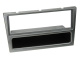 Einbaurahmen 1-DIN mit Ablagefach Opel Corsa C, Aluminium Einbaurahmen 1-DIN mit Ablagefach Opel Corsa C, Aluminium