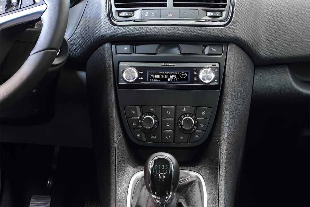 Einbaurahmen 1-DIN Opel Meriva B, schwarz