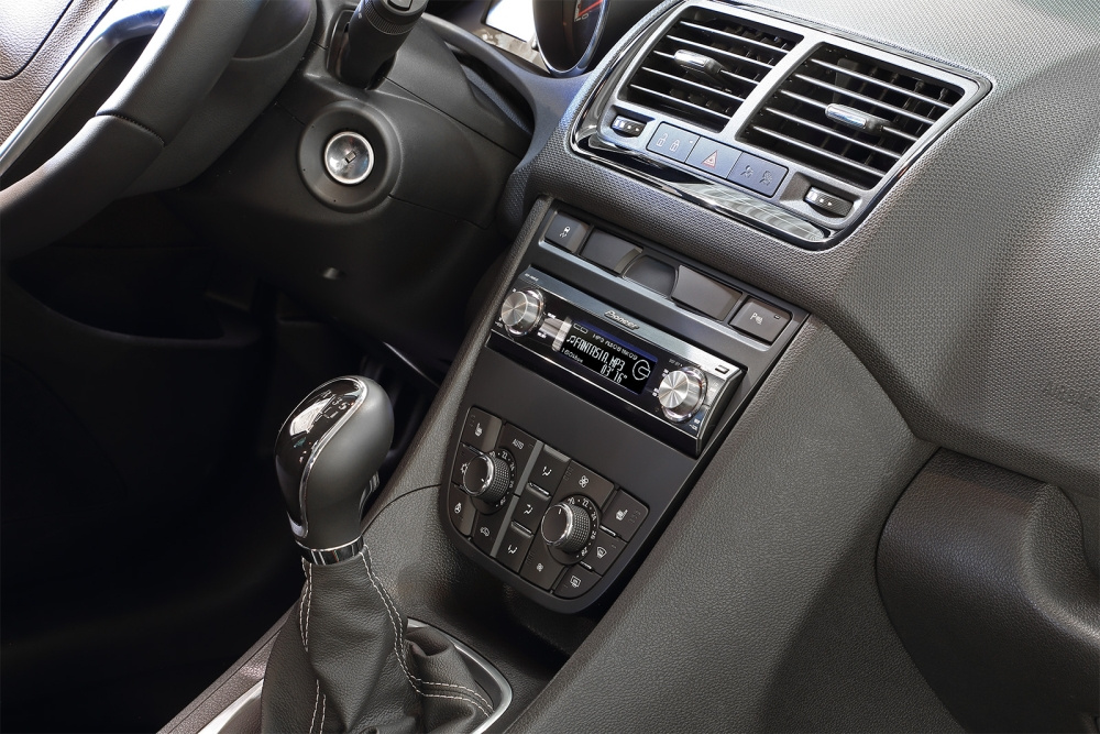 Einbaurahmen 1-DIN Opel Meriva B, schwarz