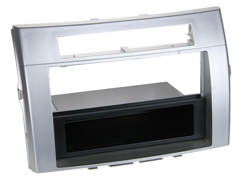 Einbaurahmen 1-DIN Toyota Corolla Verso -2009 silber