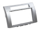 Einbaurahmen 2-DIN Toyota Corolla Verso, silber Einbaurahmen 2-DIN Toyota Corolla Verso, silber
