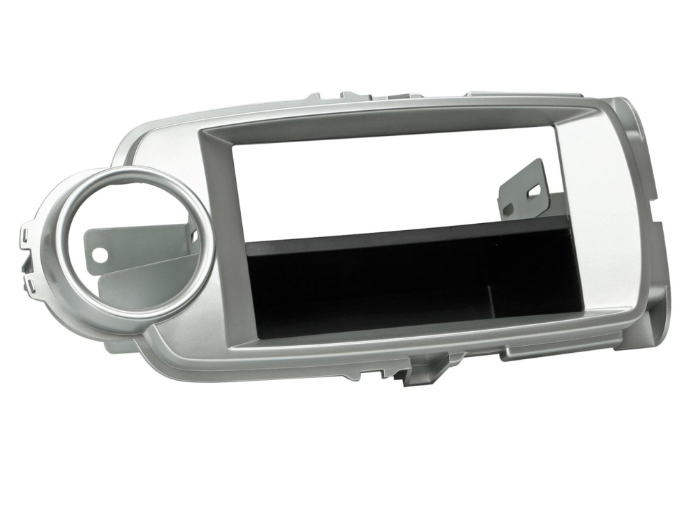 Einbaurahmen 2-DIN mit Ablagefach Toyota Yaris 10/2011-08/2014