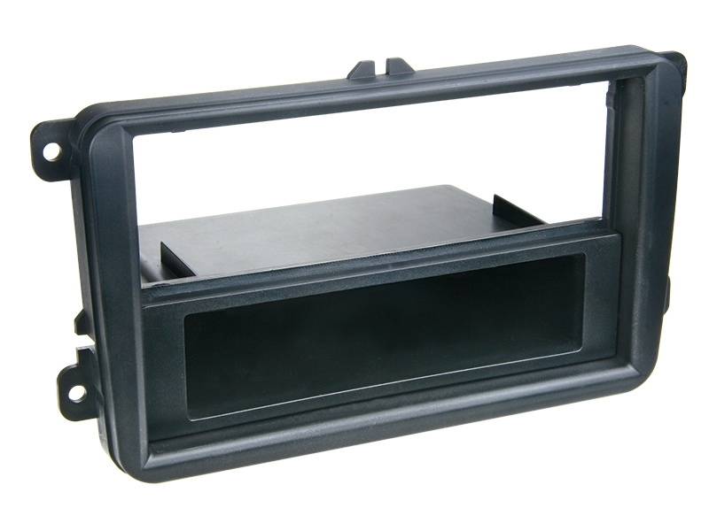 Einbaurahmen 1-DIN mit Ablagefach VW Golf V, Passat, Touran, Polo, Skoda