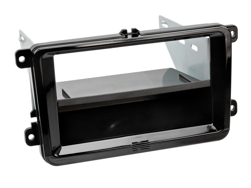 Einbaurahmen 2-DIN Seat/Skoda/VW, Piano Black