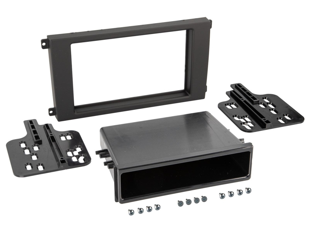 Einbaurahmen 2-DIN mit Ablagefach Porsche Cayenne 2002-2010