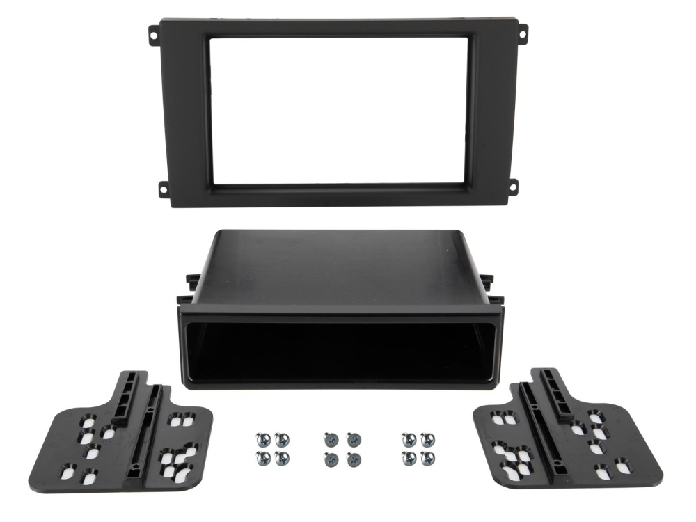 Einbaurahmen 2-DIN mit Ablagefach Porsche Cayenne 2002-2010