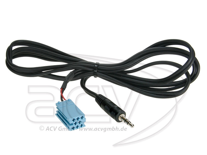 Mini ISO (blau) auf 3,5 mm Ministecker