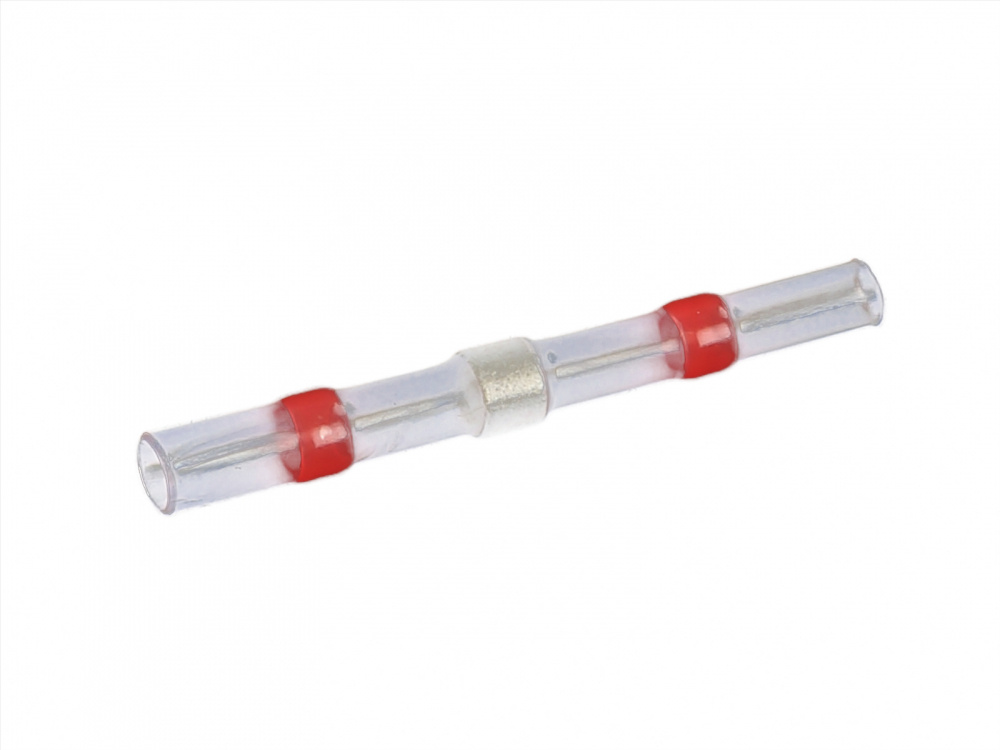 Isolierte Lötverbinderhülse 2.5 mm x 40 mm mit Schrumpfschlauch, Stück