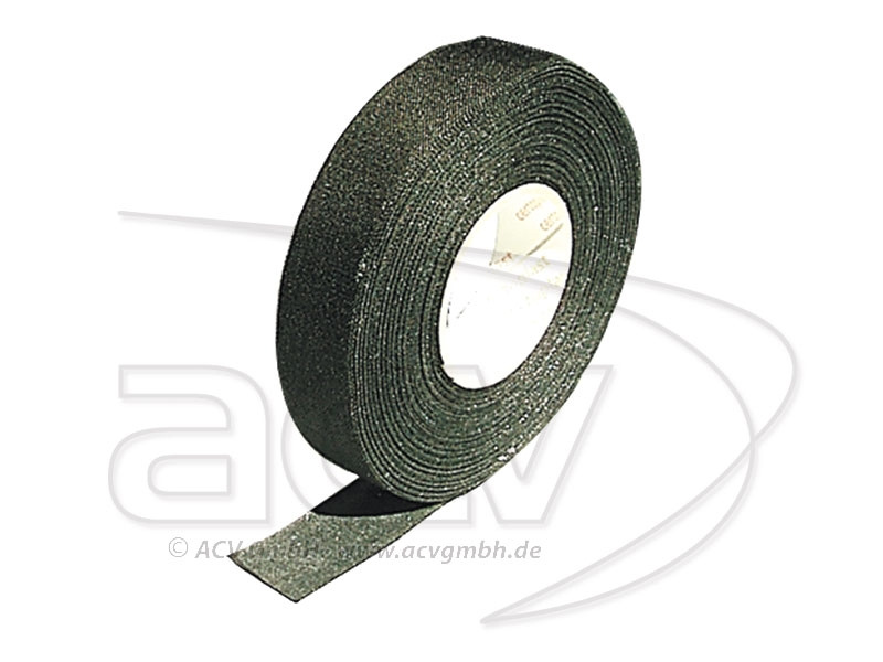 Band schwarz Polyester/Stoff 19mm 25m