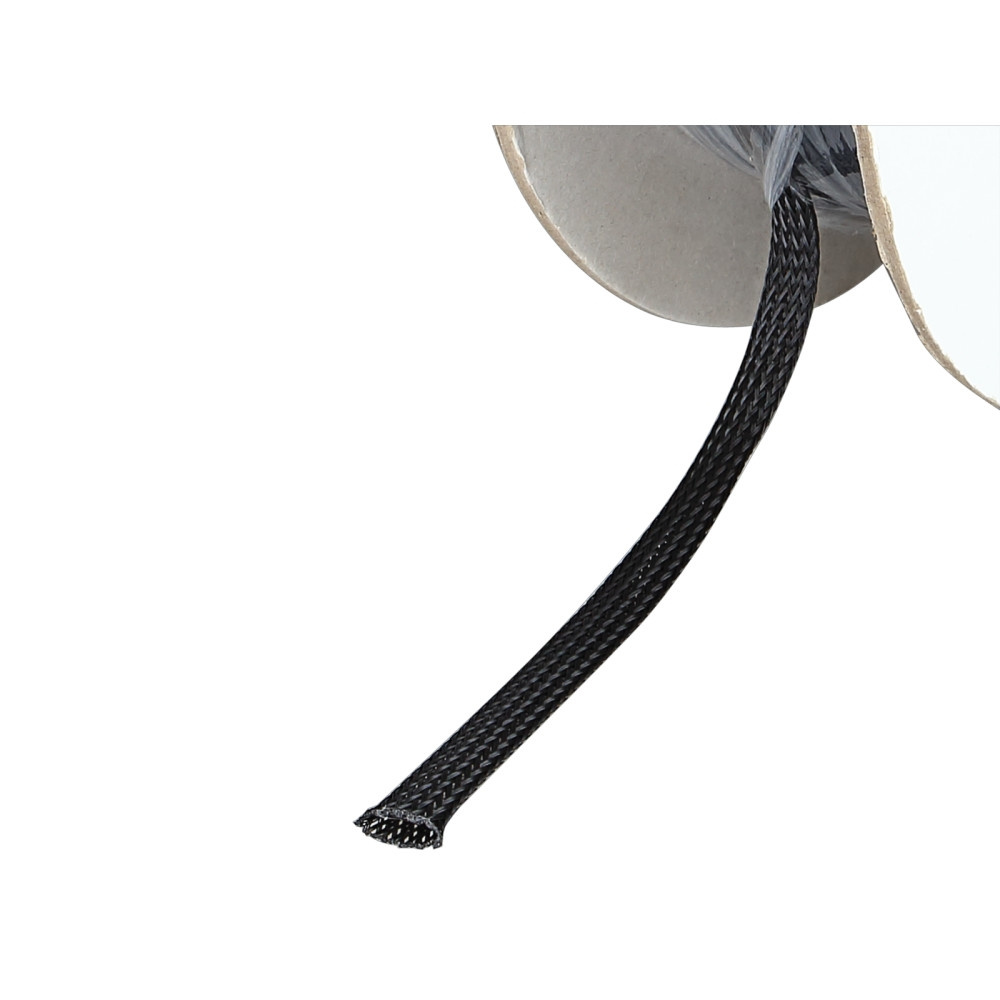 Kabelschlauch schwarz Polyester 5-12 mm, Meterware