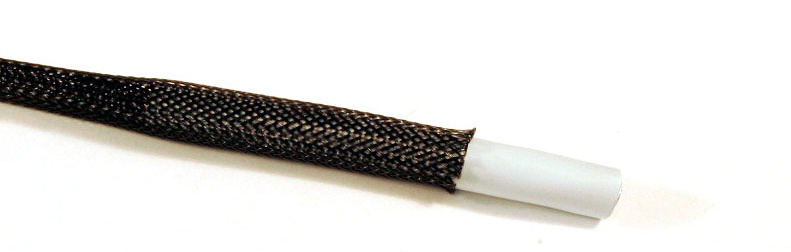 Kabelschlauch schwarz Polyester 8-17 mm, Meterware